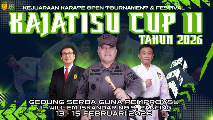 Kejuaraan Karate Piala Kajati Sumut II Dibuka Harli Siregar:  Pejabat Pemprov Sumut 'Kompak' Tak Hadir