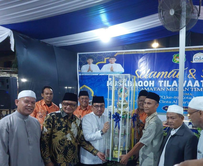 Kelurahan Pulo Brayan Darat II Rebut Kembali Juara Umum MTQ ke-59 Kecamatan Medan Timur