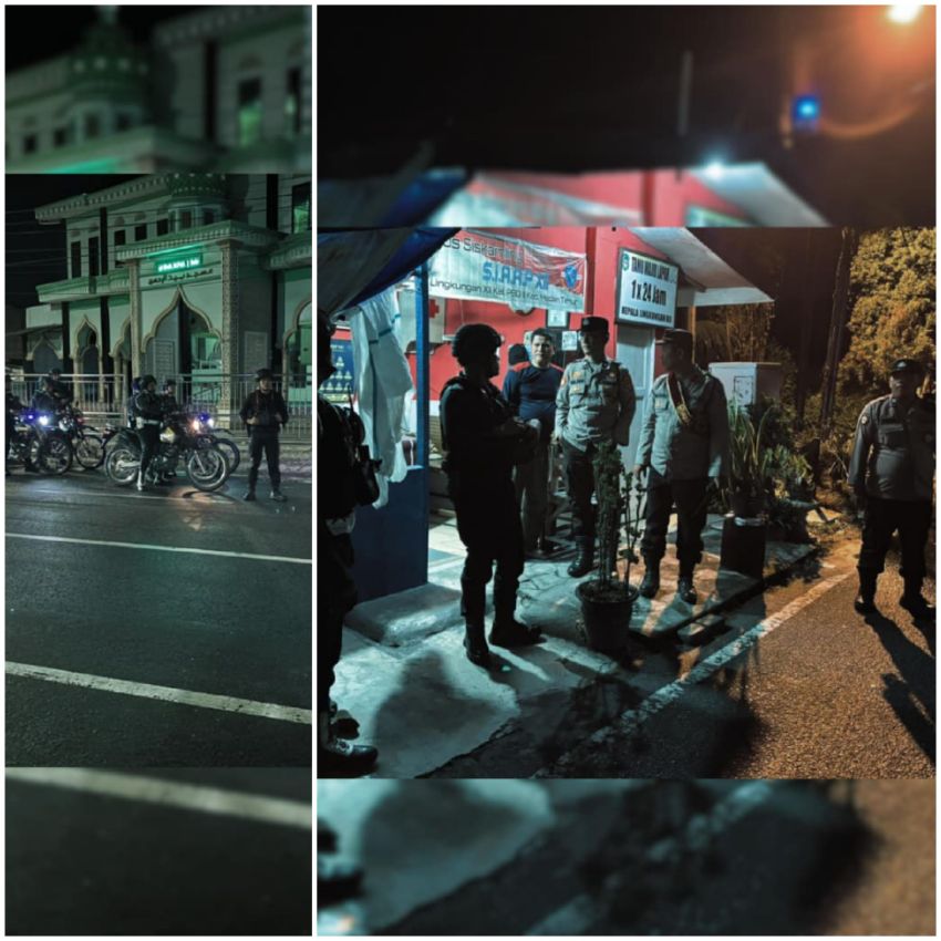 Hingga Dini Hari, Jajaran Polda Sumut Sisir Titik Rawan Kamtibmas