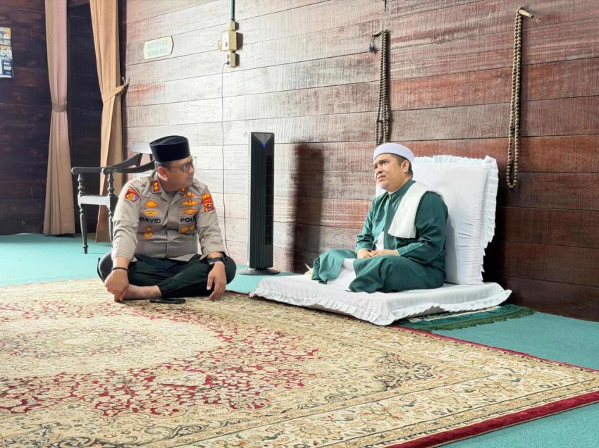 Kapolres Langkat Silaturahmi ke Tuan Guru Besilam Babussalam, Perkuat Sinergi Jaga Kamtibmas Ramadhan