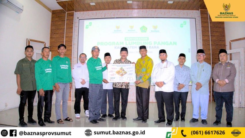 Baznas Launching Lumbung Pangan Padi, Perkuat Ketahanan Pangan di Sumut