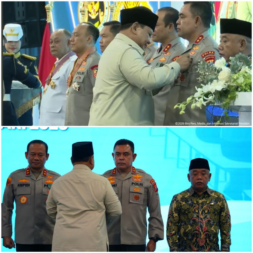 Irjen Pol Whisnu Hermawan Febrianto Dianugerahi Tanda Kehormatan Satyalancana Wira Karya oleh Presiden Prabowo Subianto