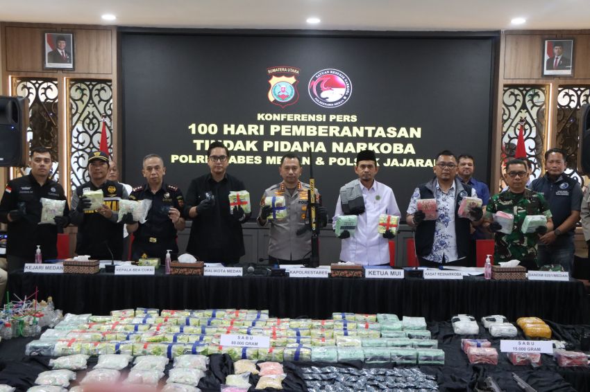 Gak Ada Ampun 100 Hari Kerja Kombes Jean Calvijn, Sikat Ratusan Bandar dan Sita 156 Kg Sabu