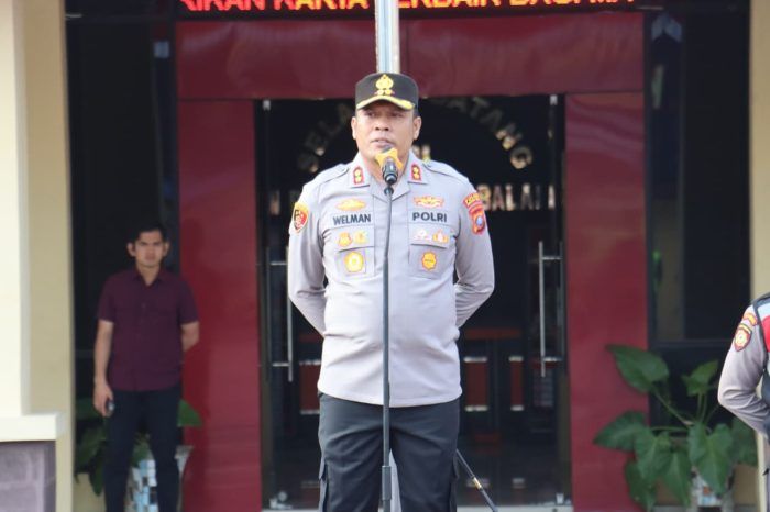 Polres Tanjungbalai Gelar "Kurve" Kebersihan Mako