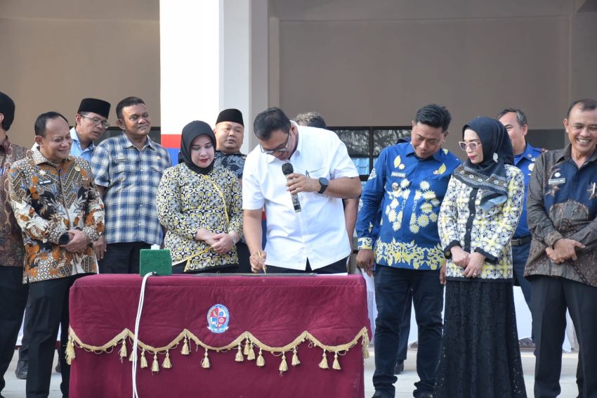 Tepat Satu Tahun Kepemimpinan, Bupati-Wabup Resmikan Kantor Damkar Deli Serdang