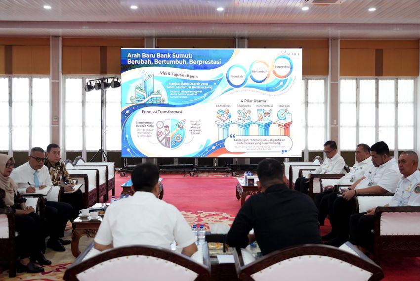 Gubernur Minta Dirut Baru Bawa Bank Sumut Lebih Progresif di Sektor Keuangan