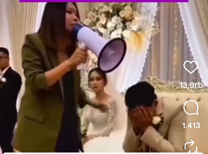 Viral! Istri Sah Datangi Pernikahan Suami, Ungkap Fakta di Hadapan Tamu
