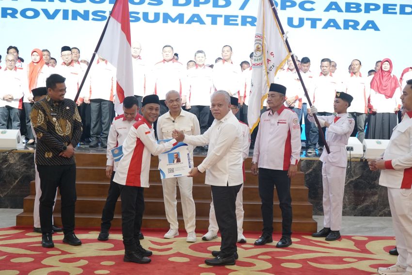 Dr Harli Siregar Dampingi Jaksa Agung Muda Intelijen Pada Kegiatan Pengukuhan Pengurus DPD Dan DPC Asosiasi Badan Permusyawaratan Desa Nasional