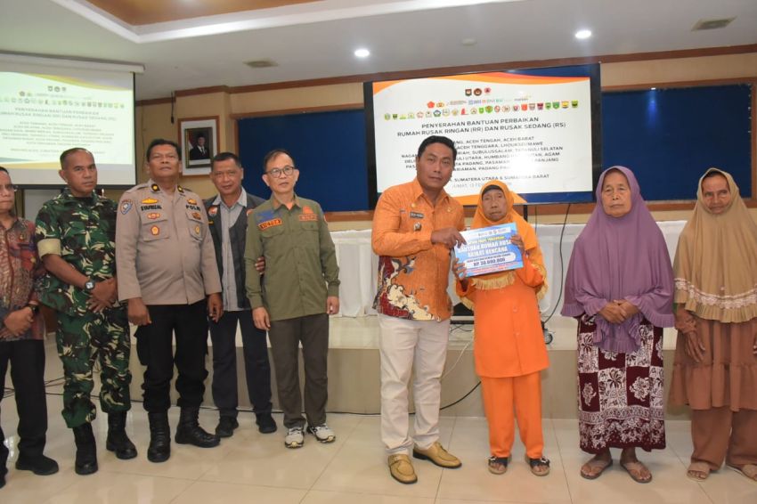 Pemkab Deli Serdang Terima Bantuan Stimulan Perbaikan Rumah Rusak