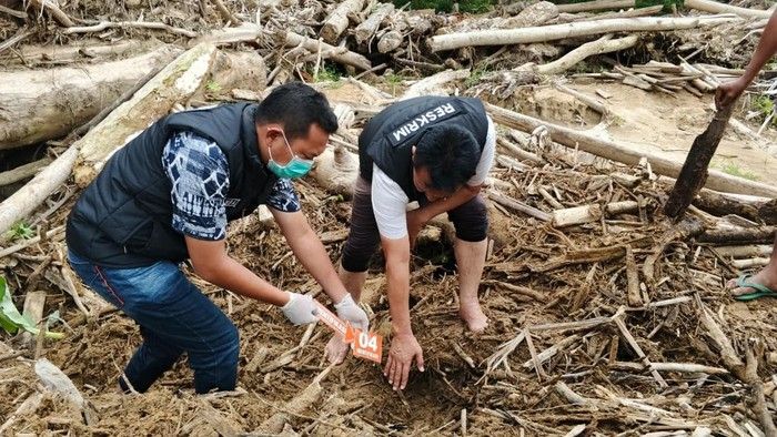 Kerangka di Sungai Batangtoru Diduga Warga yang Hilang saat Banjir