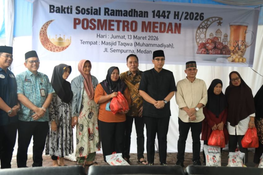 Baksos Posmetro Medan, Wali Kota Rico Waas Tegaskan Pentingnya Kepedulian Sosial dan Perkenalkan PKH Medan Makmur