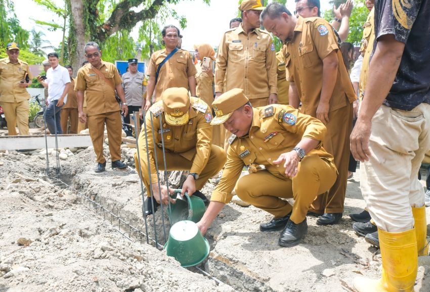 Aspirasi Siswa Dijawab, Musala dan Kantin Sehat SDN 104240 Wonosari Mulai Dibangun