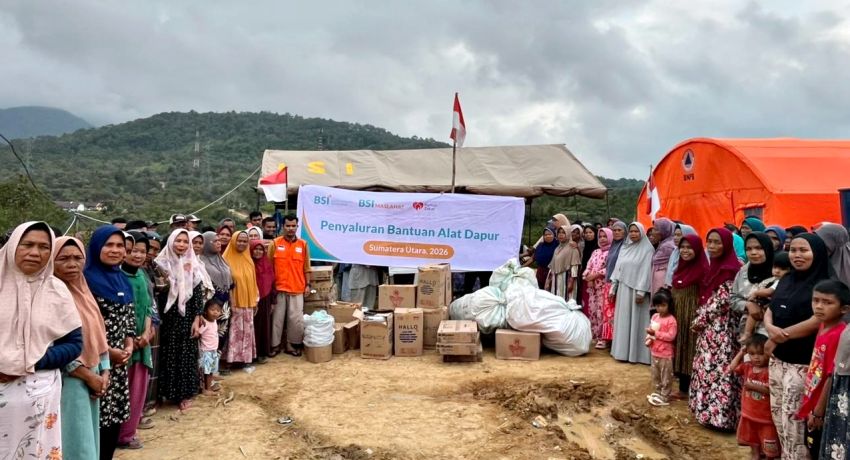 Rumah Zakat - BSI Salurkan Bantuan Alat Masak untuk Warga Marsada, Sipirok