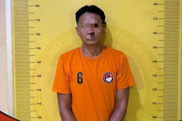Sat Narkoba Polres Asahan Tangkap Pria Simpan Sabu