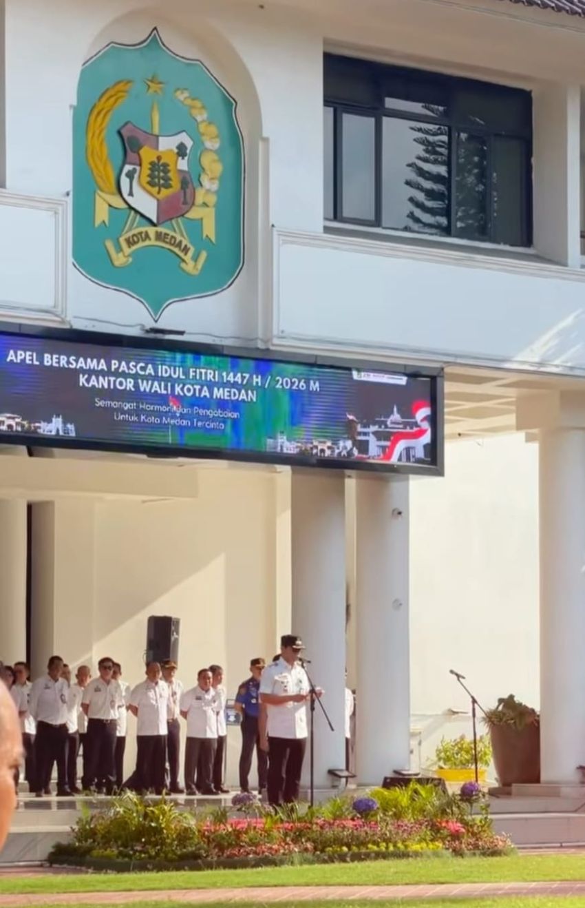 Apel Bersama Pasca Idul Fitri, Wali Kota Medan Rico Waas: Semangat Harmoni dan Pengabdian Untuk Kota Medan Tercinta