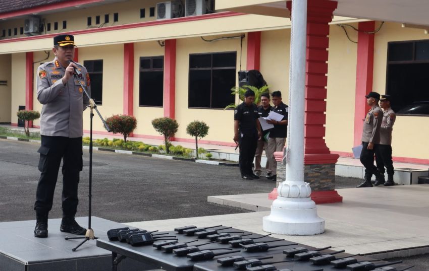 Pastikan Operasi Ketupat Toba 2026 Maksimal, Kapolresta Deli Serdang Periksa Seluruh Ranmor dan Alkom Dinas