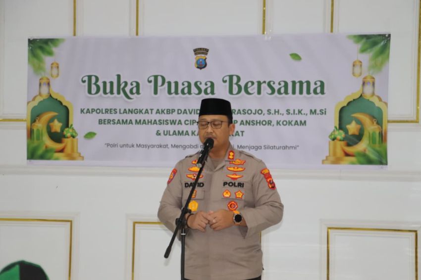 Polres Langkat Gelar Buka Puasa Bersama Ormas, OKP, dan Mahasiswa, Perkuat Persatuan Menuju Indonesia Emas 2045