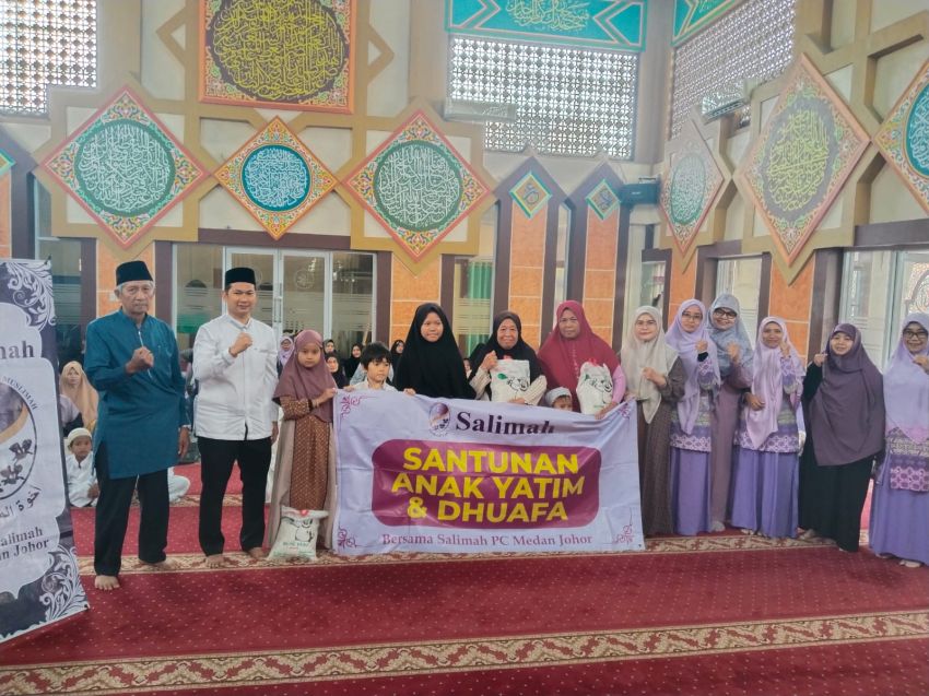 Shalimah PC Medan Johor Gelar Kegiatan Sosial dan Keagamaan, Salurkan 115 Paket Sembako untuk Masyarakat