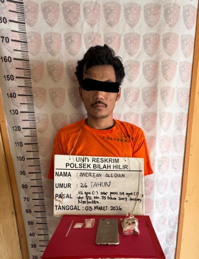 Warga Panai Hulu Ditangkap di Bilah Hilir, Diduga Hendak Jemput Sabu