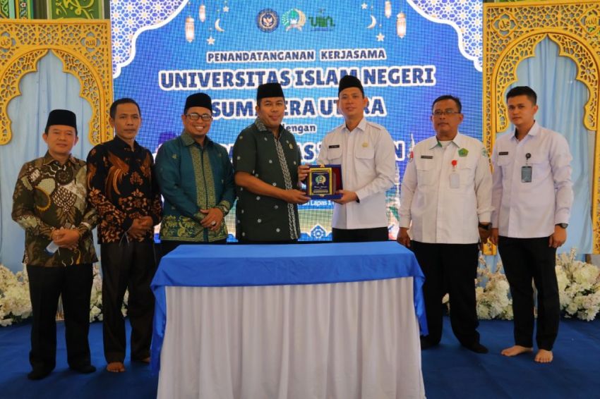 UINSU MoA Rutan Kelas I Program Pembinaan Spritual Terintegrasi