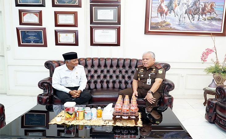 Harli Siregar Sampaikan Dukungan Pemulihan dan Rehabilitasi Sumut Pasca Bencana Pada Kunjungan Menteri PU RI di Kejati Sumut
