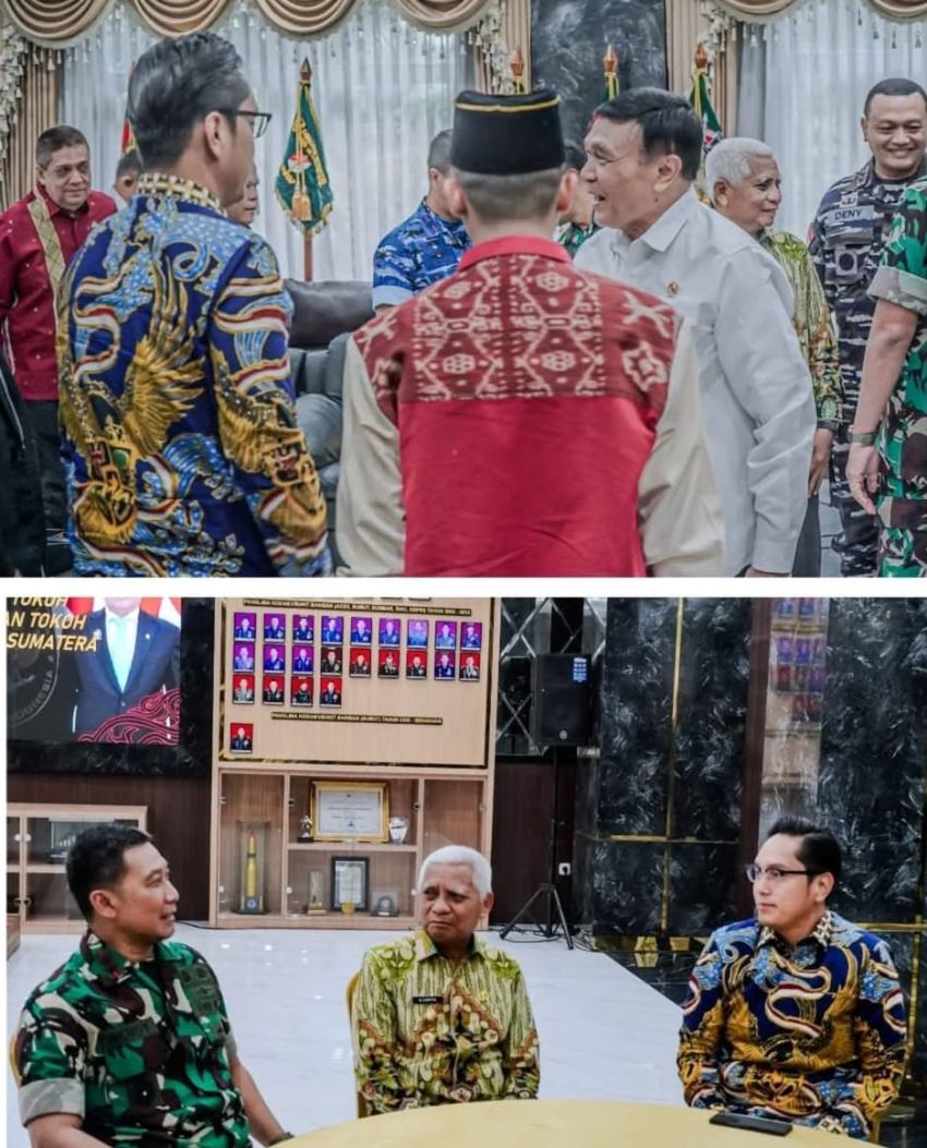 Rico Waas Hadiri Silaturahmi Menko Polkam, Bahas Kondisi Sosial Sumut