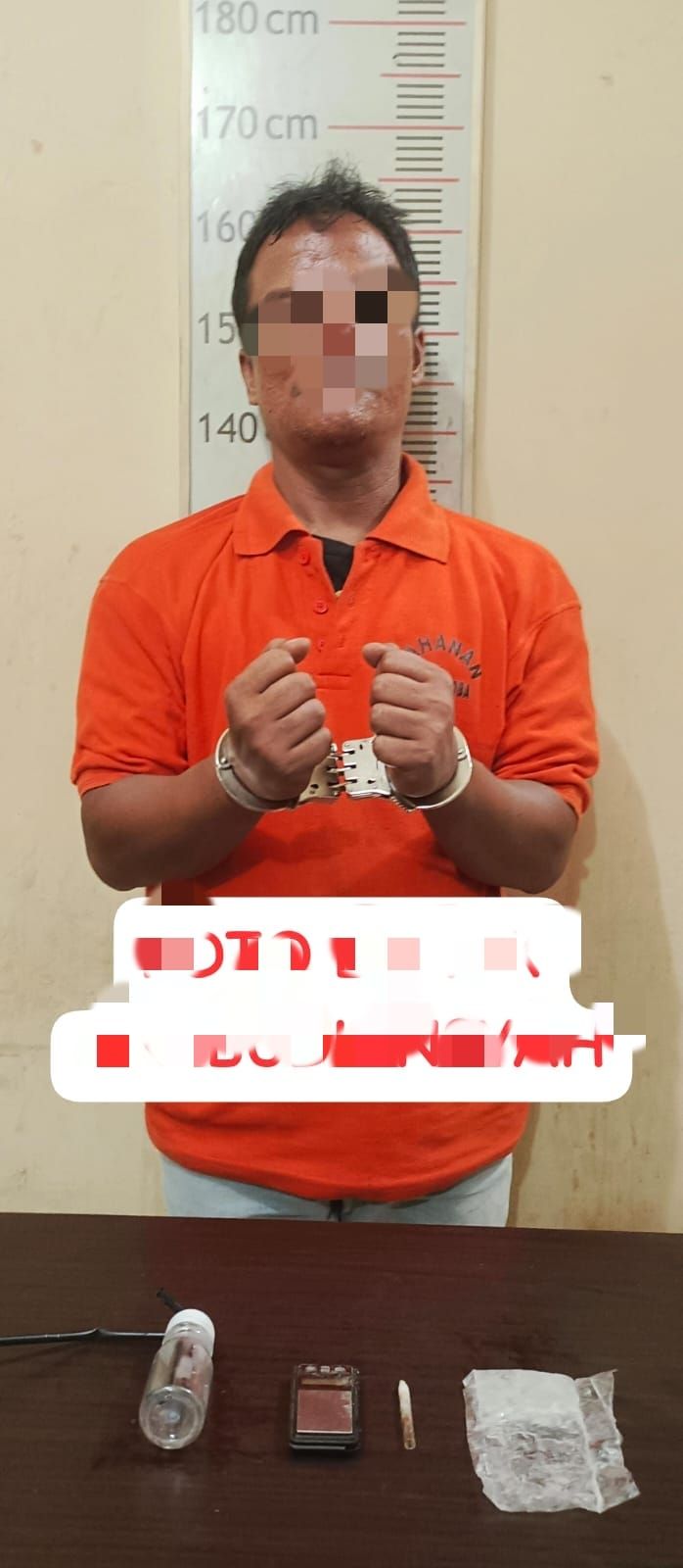 Pria Diduga Miliki Sabu 20,36 Gram Diciduk, Kawannya Kabur Berenang Nyeberangi Sungai