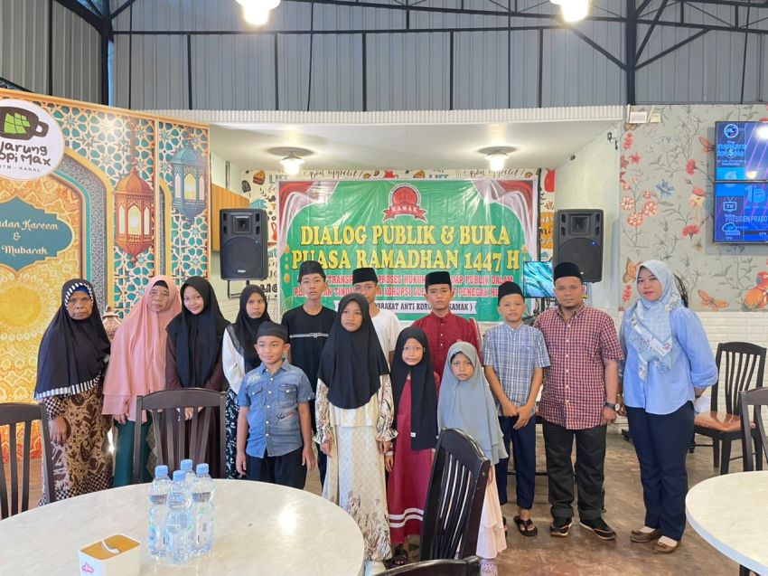 KAMAK Gelar Dialog Publik Antikorupsi, Santuni Anak Yatim di Ramadan