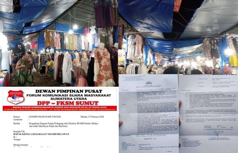 Pengelola Bazar UMKM Medan Utara Dilapor ke Kejari Belawan
