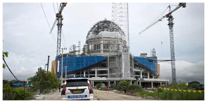 Pengerjaan Proyek Islamic Centre Abai K3, Seorang Pekerja Tew4s Jatuh dari Ketinggian