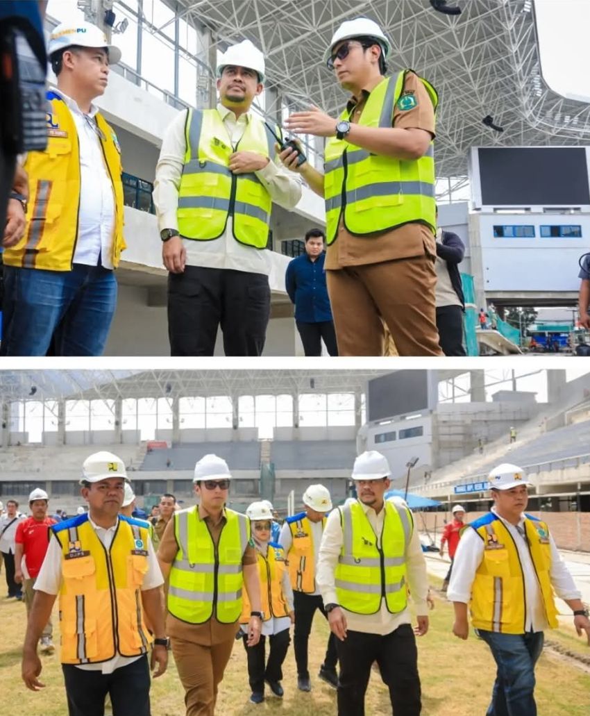 Rico Waas dan Bobby Nasution Tinjau Percepatan Pembangunan Stadion Teladan Jelang AFF U-19 Tahun 2026