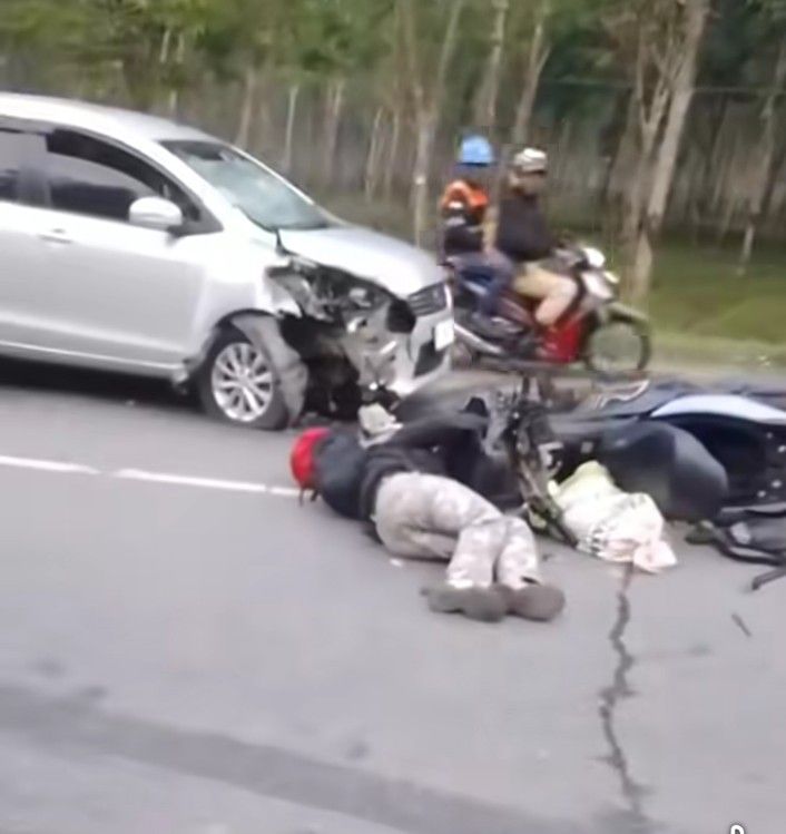 Tabrak Mobil Ertiga di Jalinsum Asahan, Pengendara NMax Tewas