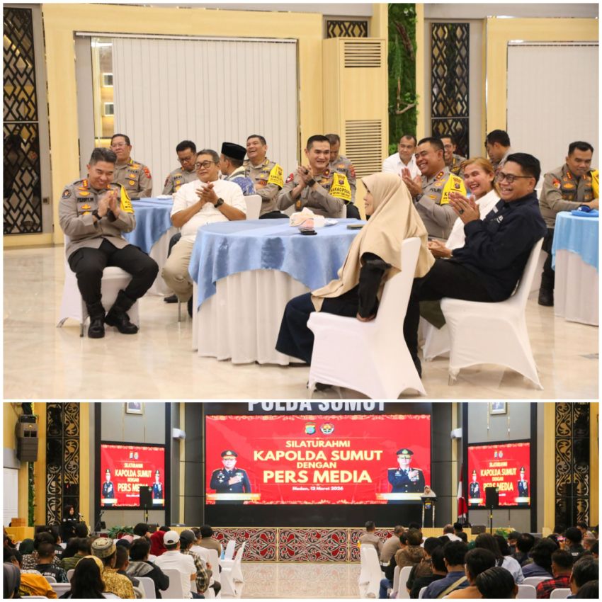 Silaturahmi Kapolda Sumut dengan Media, Pererat Sinergi Sambut Idul Fitri 1447