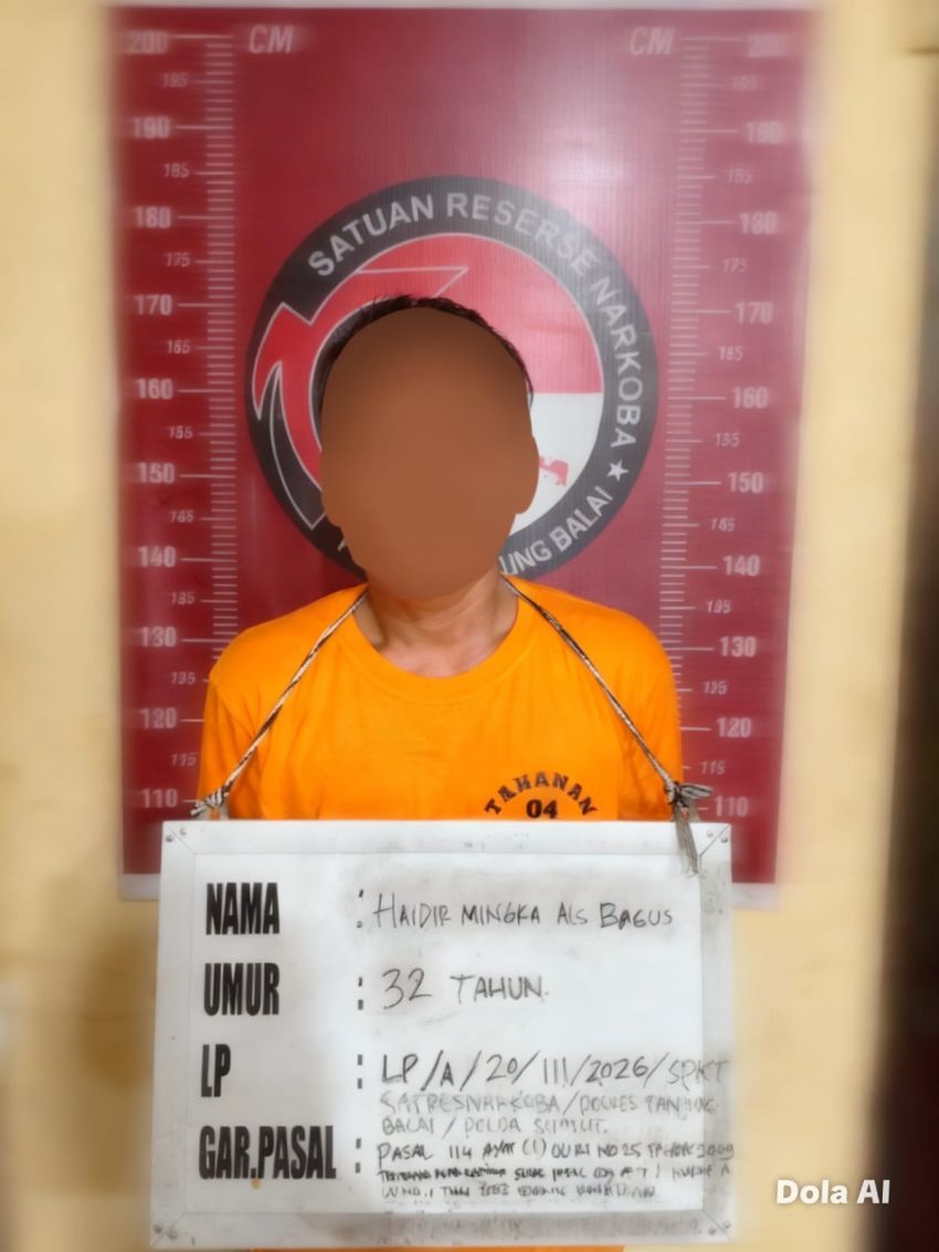 Pria Asal Sei Jawi-Jawi Ditangkap, Sabu 1,58 Gram Diamankan