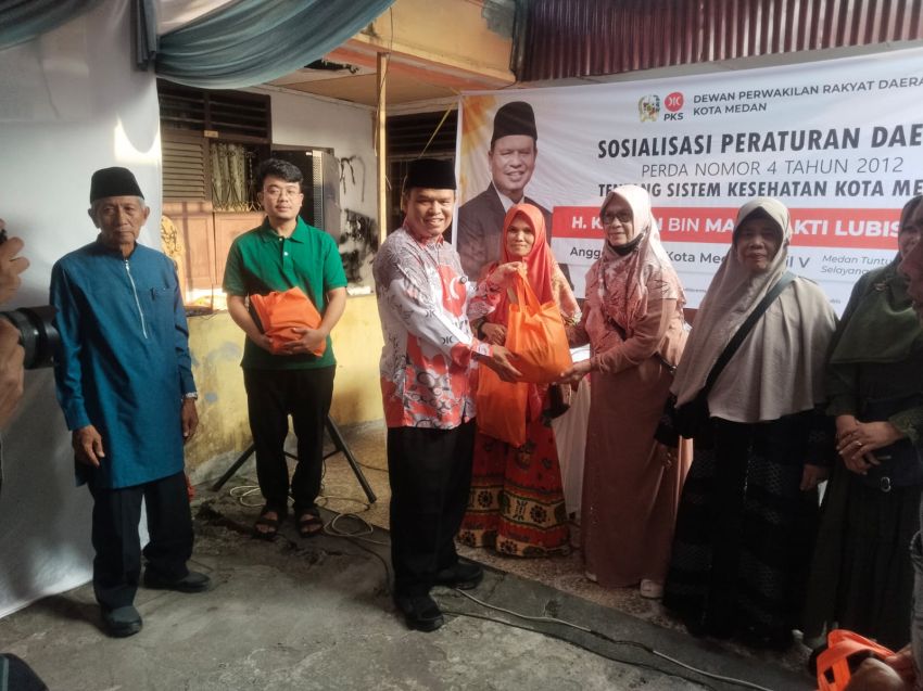 Sosialisasi Perda No 4 Tahun 2012, Ustadz Kasman Ajak Warga Gedung Johor Lengkapi Data Adminduk untuk Jaminan Kesehatan