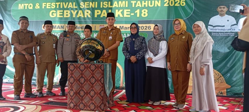 Gebyar PAI ke 18 - MTQ SMA/SMK se Kota Medan,  Momentum Lahirkan Anak Bangsa Berakhlak Mulia