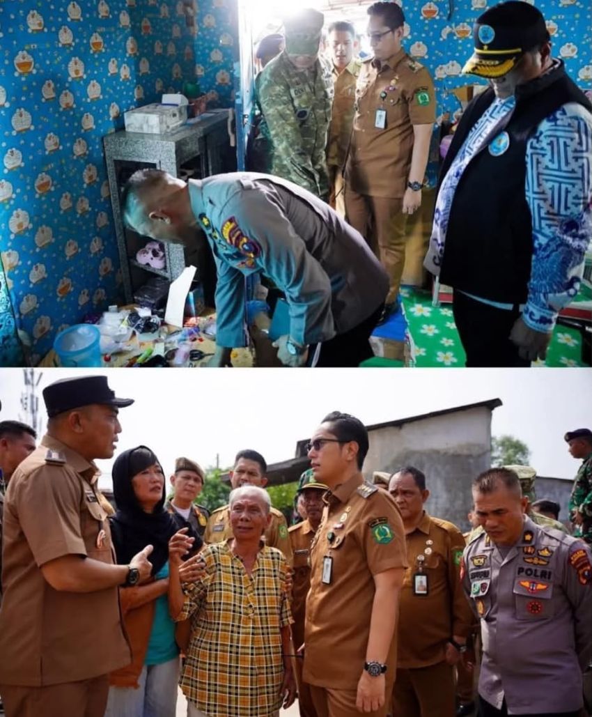 Rico Waas Bersama Aparat Gabungan Sisir Lokasi Diduga Rawan Narkoba di Belawan