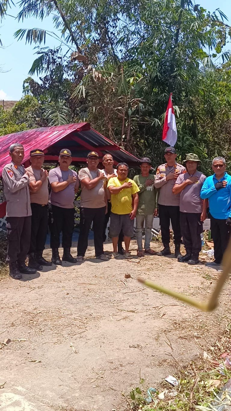 Dukung Akses Warga, Polresta Deli Serdang Laksanakan Renovasi Jembatan Presisi Merah Putih Kuala Sabah