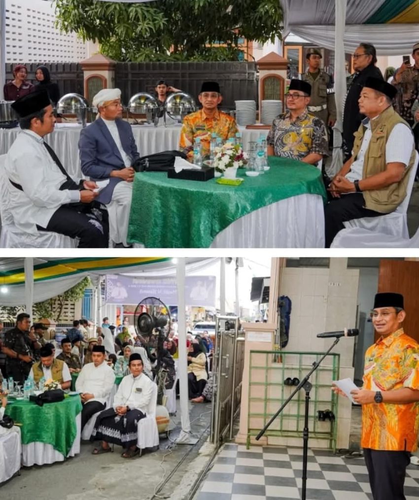 Pererat Silaturahmi dan Berbagi Berkah, Sekda Safari Ramadhan di Mesjid Al Hasanah Medan Polonia
