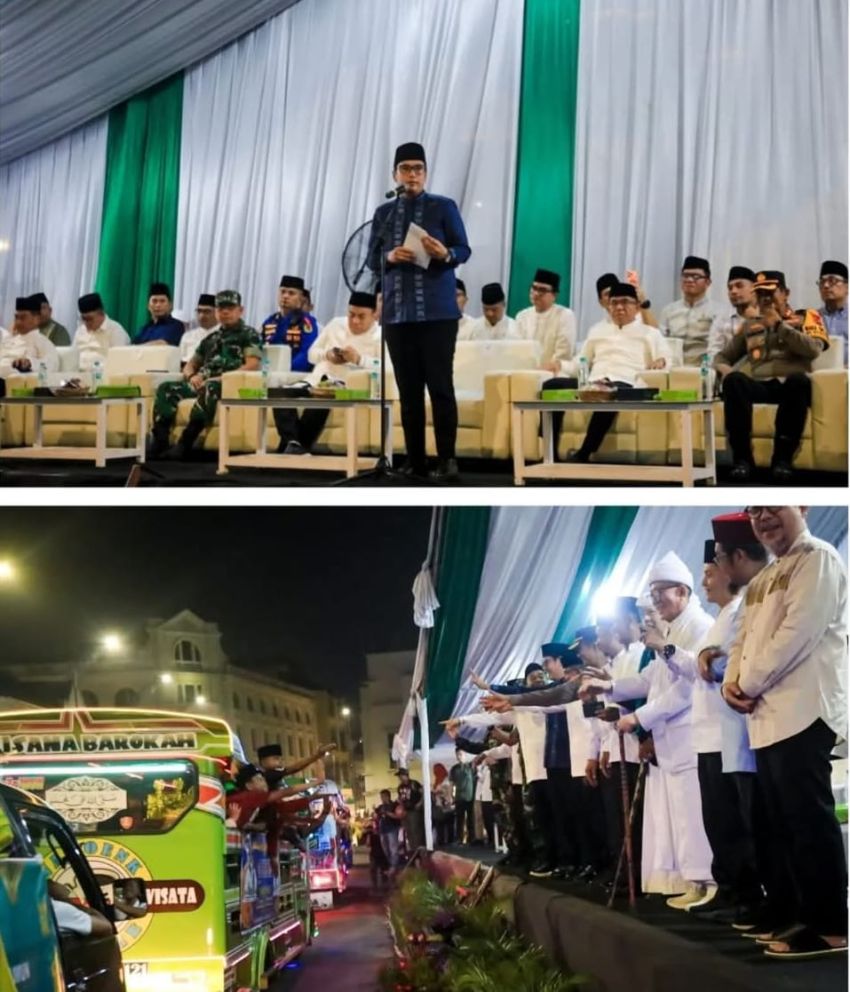 Pawai Mobil Hias Disambut Antusias, Rico Waas Ajak Warga Sambut Hari Kemenangan