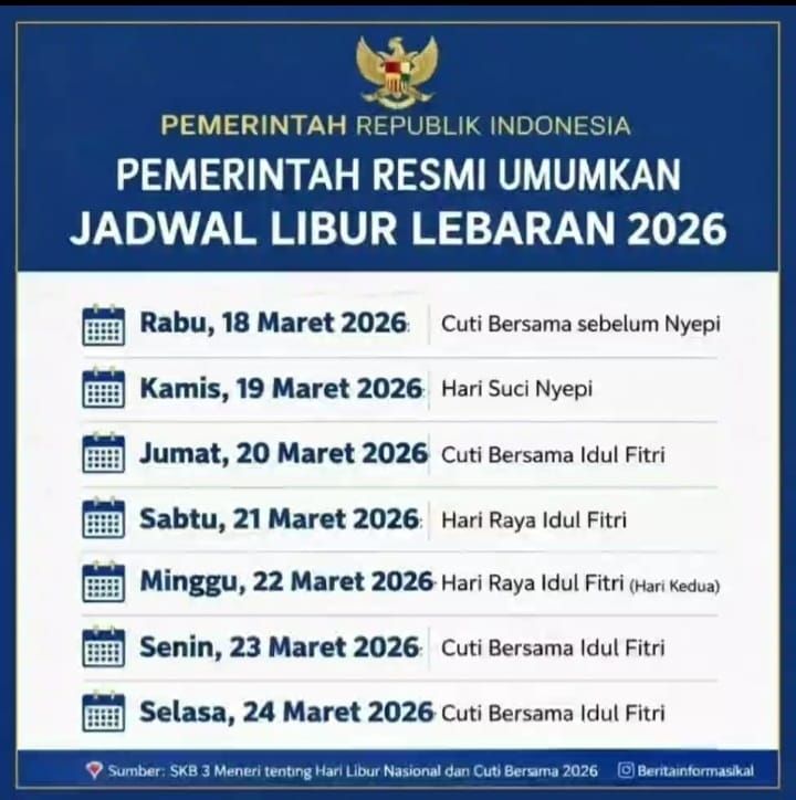 Yang Mau Mudik! Lihat Daftar Cuti Bersama ASN dan Pekerja Swasta