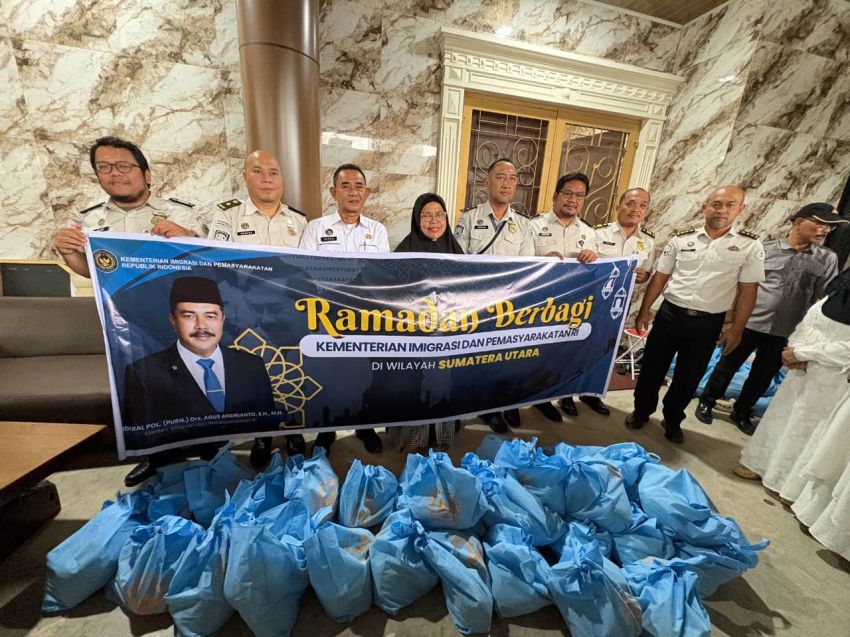 Ramadan Berbagi, Jajaran Kemenimipas di Sumut Salurkan 4.000 Paket Bantuan untuk Masyarakat