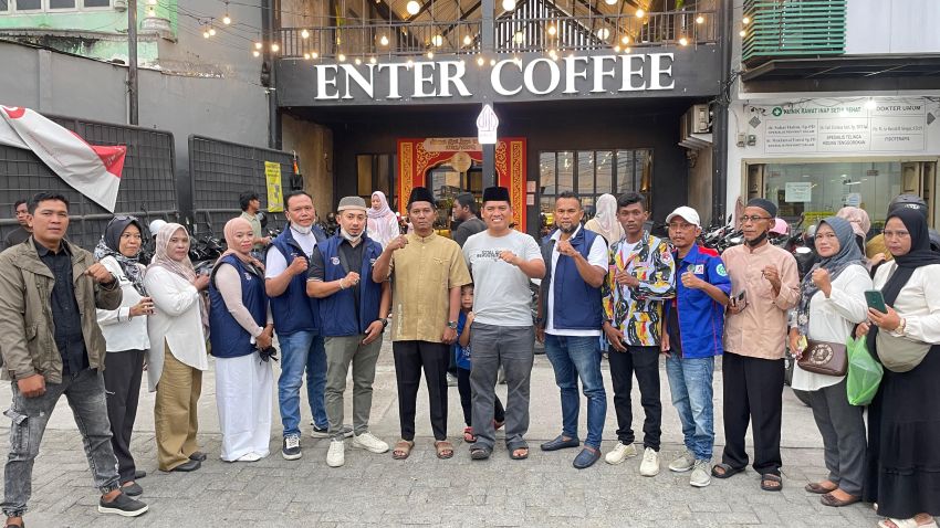 RANZ,  PC FSP SPSI Kota Medan dan PAC PKN Medan Marelan Berbagi Takjil dan Buka Puasa Bersama