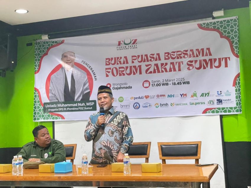FOZ Sumut Gelar Buka Puasa Bersama, Bahas Perkembangan Zakat di Bulan Ramadan