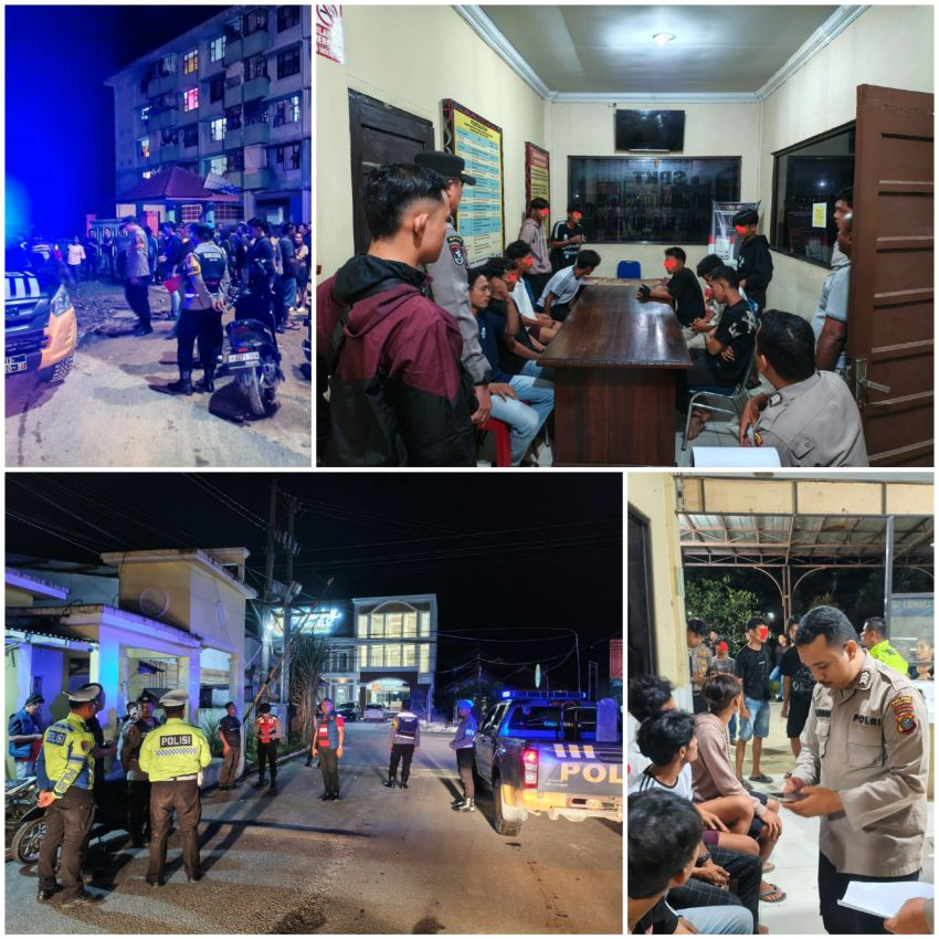 Polres Tapteng Redam Potensi Tawuran Remaja di Rusunawa Pandan