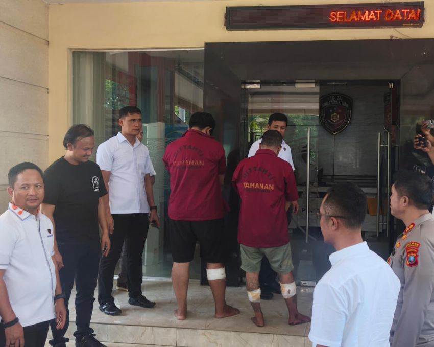 Dirreskrimum Polda Sumut Lumpuhkan Residivis Otak Begal Sadis di Marelan-Belawan dengan Timah Panas