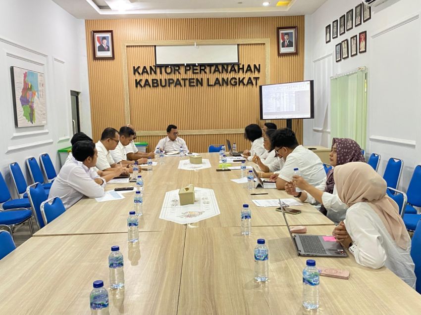 Kantah Langkat Laksanakan Evaluasi Kinerja Triwulan I