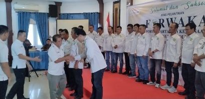 Ketua Forwaka Sumatera Utara Irfandi Lantik Forwaka Gunungsitoli