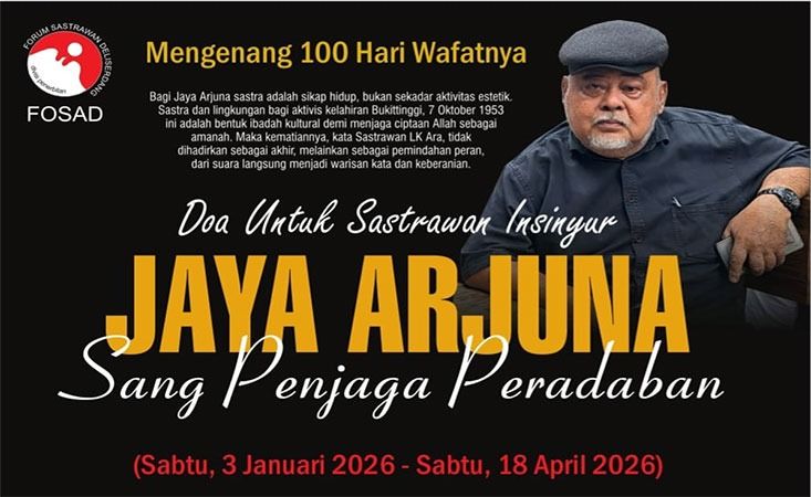 Fosad Gelar Acara Diskusi dan Doa Peringatan 100 Hari Wafatnya Jaya Arjuna