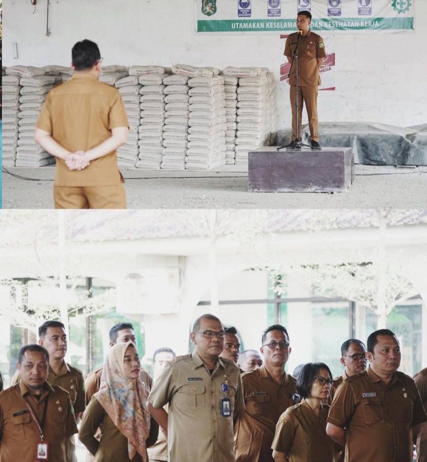 Apel Gabungan Perdana, Khairul Azmi Ajak Jajaran SDABMBK Perkuat Disiplin Dan Solidaritas